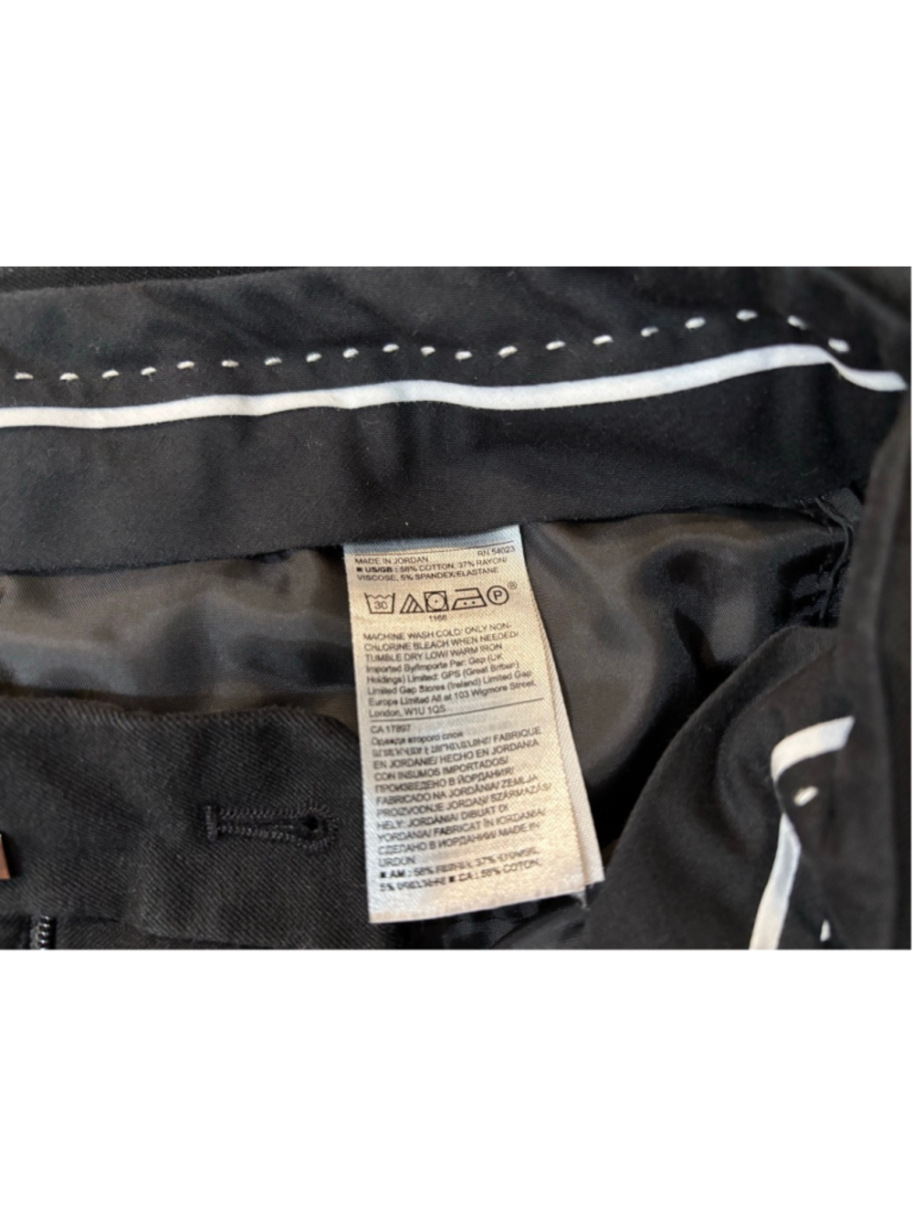 Banana Republic Sloan Women’s Size 6 Black Dress Pants - Picture 4 of 4